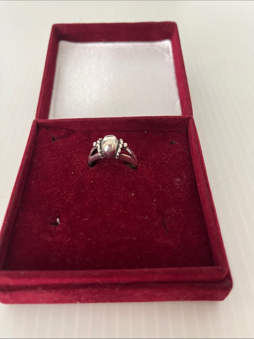 925 Vintage Sterling Silver Ring Size 7.5